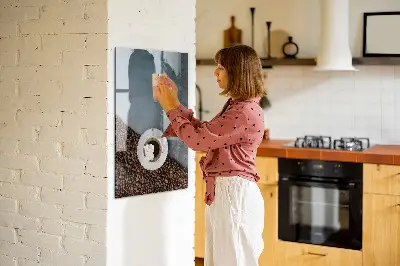 Magnetic wall board A cup of coffee