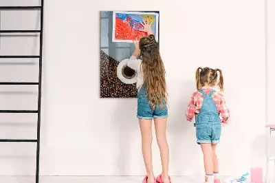 Magnetic wall board A cup of coffee