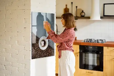 Magnetic wall board A cup of coffee