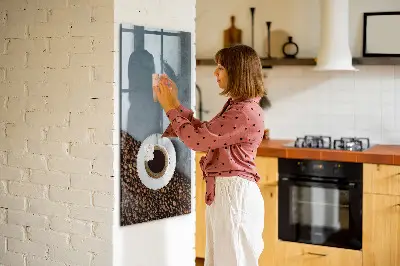 Magnetic wall board A cup of coffee