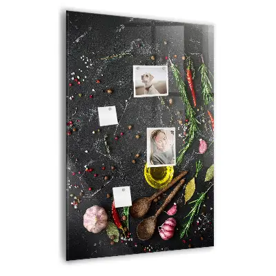 Magnetic glass dry erase board Spice composition