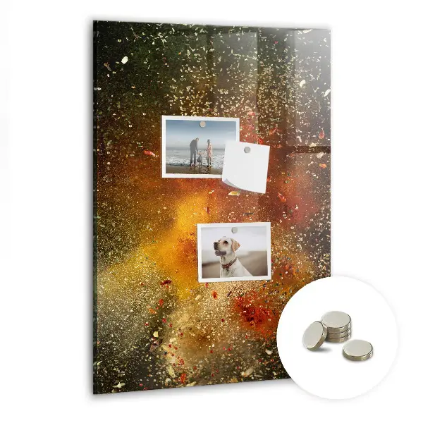 Magnetic wall board An explosion of flavor