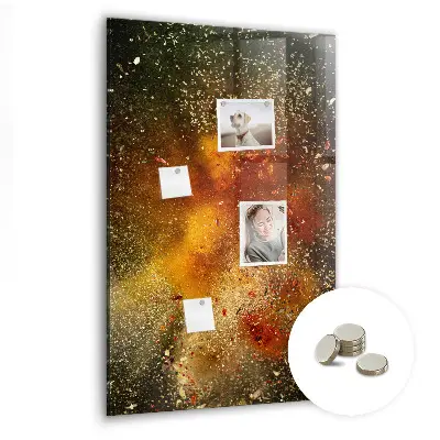 Magnetic wall board An explosion of flavor