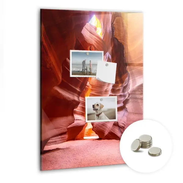 Magnetic wall board Antelope Canyon