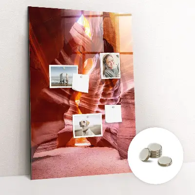 Magnetic wall board Antelope Canyon