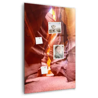 Magnetic wall board Antelope Canyon
