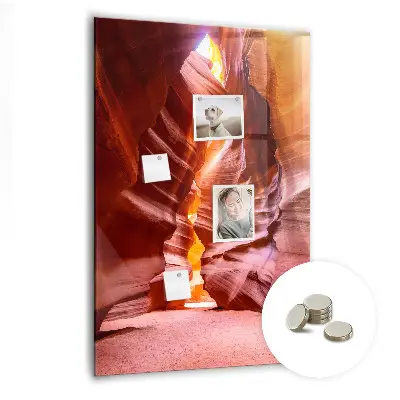 Magnetic wall board Antelope Canyon