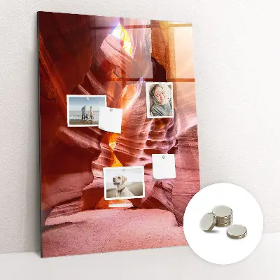 Magnetic wall board Antelope Canyon