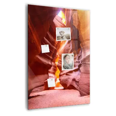 Magnetic wall board Antelope Canyon