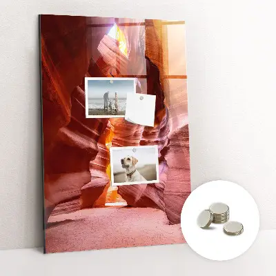 Magnetic wall board Antelope Canyon