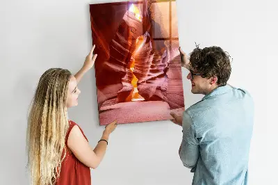 Magnetic wall board Antelope Canyon