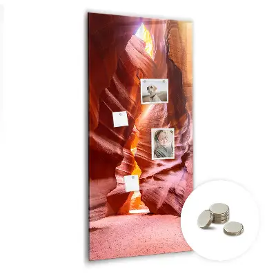 Magnetic wall board Antelope Canyon