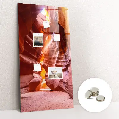 Magnetic wall board Antelope Canyon