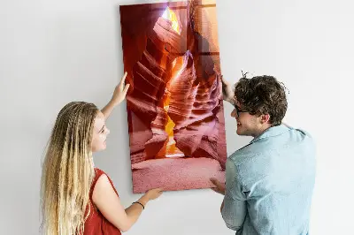 Magnetic wall board Antelope Canyon