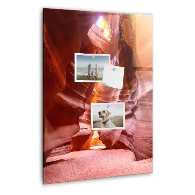 Magnetic wall board Antelope Canyon