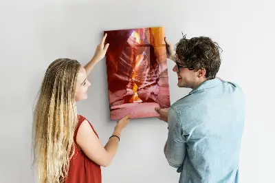 Magnetic wall board Antelope Canyon