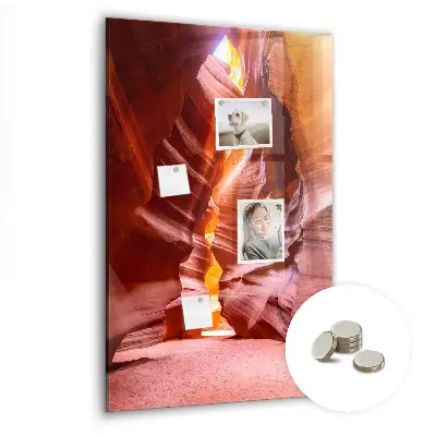 Magnetic wall board Antelope Canyon