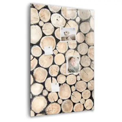 Tree Stumps Magnetic Glass Dry Erase Board