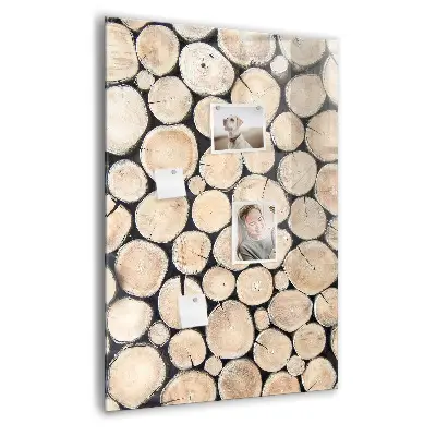 Tree Stumps Magnetic Glass Dry Erase Board