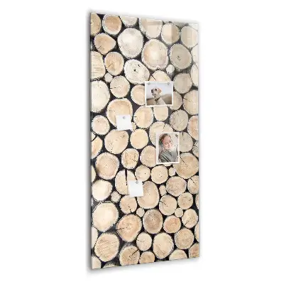 Tree Stumps Magnetic Glass Dry Erase Board