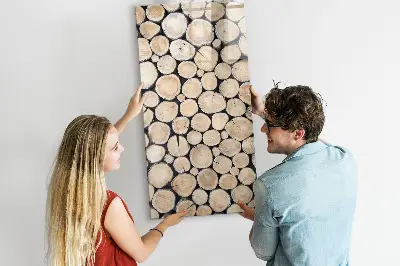 Tree Stumps Magnetic Glass Dry Erase Board
