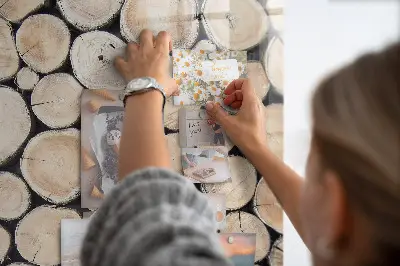 Tree Stumps Magnetic Glass Dry Erase Board