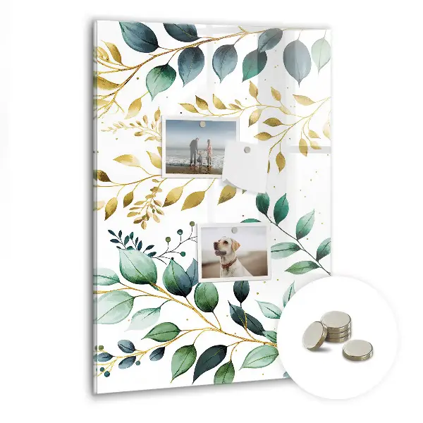 Flower pattern magnet board