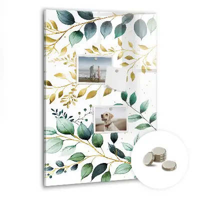 Magnet board Flower pattern