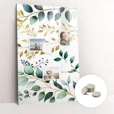 Flower pattern magnet board