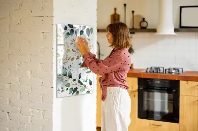 Flower pattern magnet board