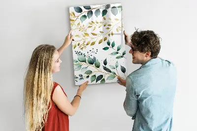Flower pattern magnet board