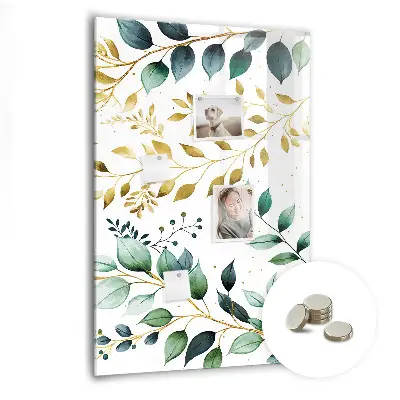 Flower pattern magnet board