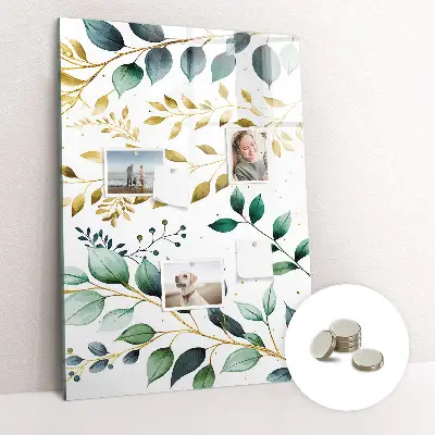 Flower pattern magnet board