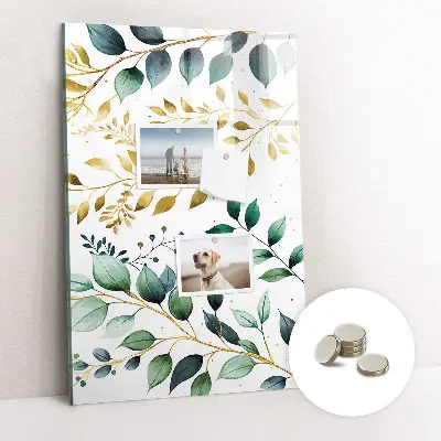 Flower pattern magnet board