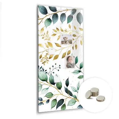 Flower pattern magnet board