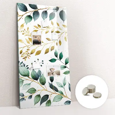 Flower pattern magnet board