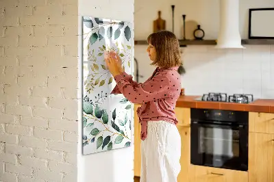 Flower pattern magnet board