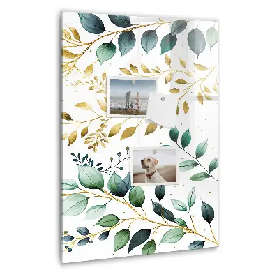 Flower pattern magnet board