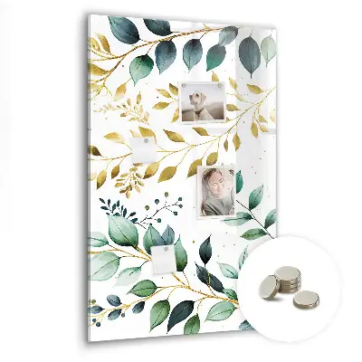 Flower pattern magnet board