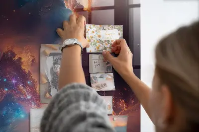Galaxy space magnetic wall board