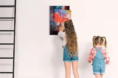 Magnetic wall board Galaxy space