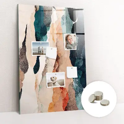 Abstract spots magnet board