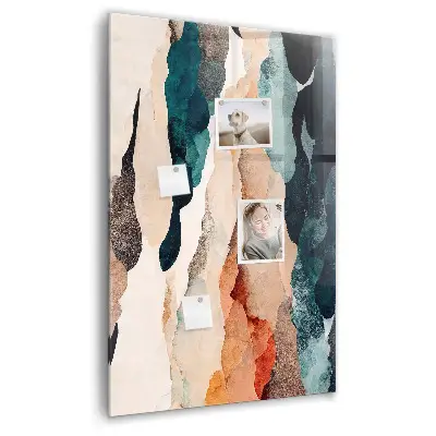 Abstract spots magnet board