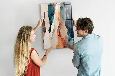 Abstract spots magnet board