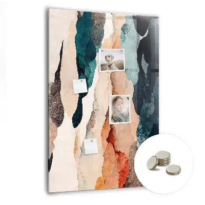 Abstract spots magnet board