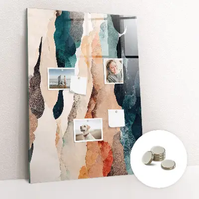 Abstract spots magnet board