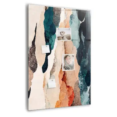 Abstract spots magnet board