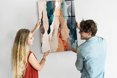 Abstract spots magnet board