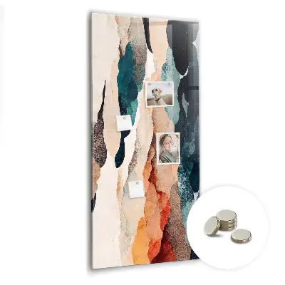Abstract spots magnet board