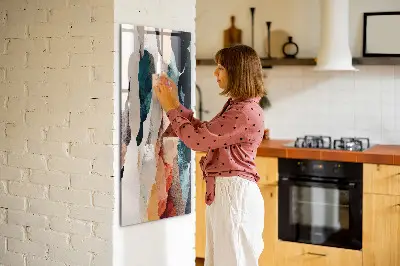 Abstract spots magnet board
